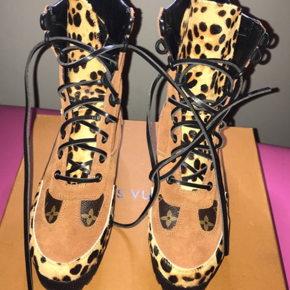Louis Vuitton LV combat boots